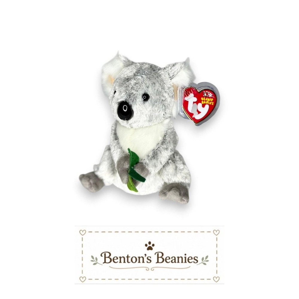 Bonzer the Koala Ty Beanie Baby | Eucalyptus Explorer 🌿 | Mint Heart Tag ⭐